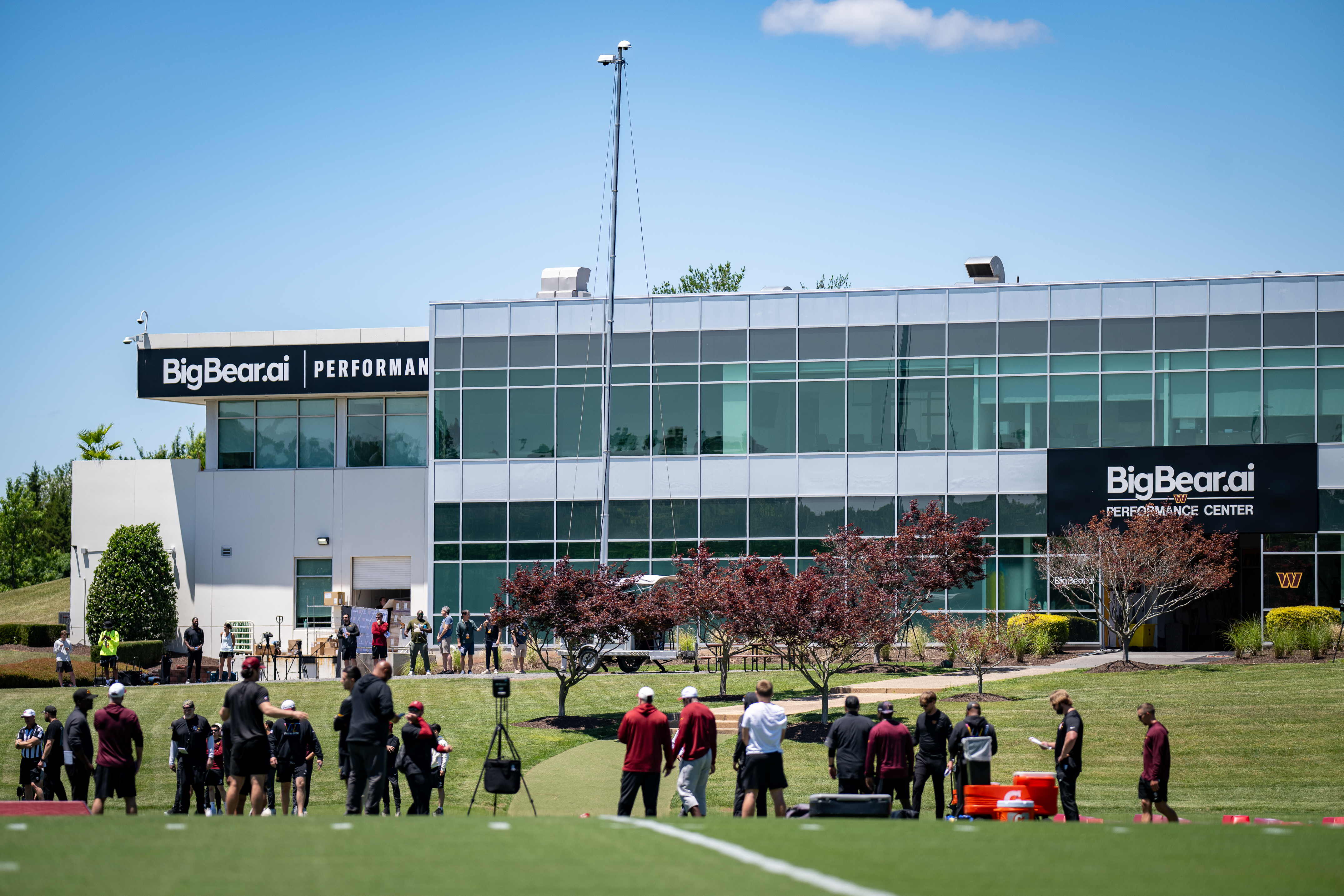 Commanders practice facility coverage